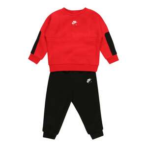 Nike Sportswear Joggingová souprava  červená / černá / bílá