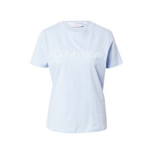 Calvin Klein Tričko  pastelová modrá / bílá
