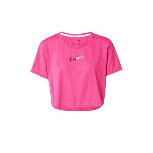 NIKE Funkční tričko  pink / stříbrná