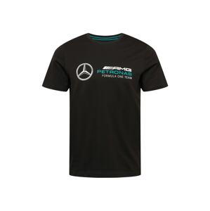 PUMA Funkční tričko 'Mercedes F1 ESS'  černá / bílá / zelená