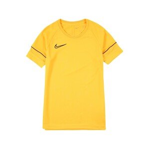 NIKE Funkční tričko  černá / žlutá