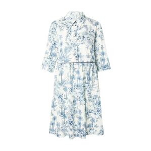 CINQUE Košilové šaty 'DOCKY'  námořnická modř / bílá