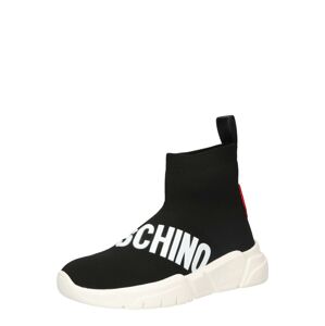 Love Moschino Slip on boty  černá / červená / bílá