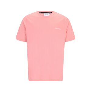 Calvin Klein Big & Tall Tričko  světle růžová / bílá