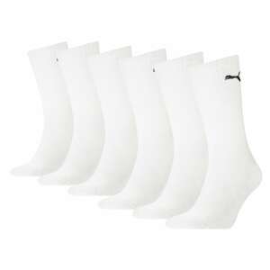 PUMA Sportovní ponožky  bílá / černá