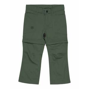 COLOR KIDS Funkční kalhoty tmavě zelená / černá