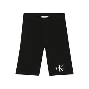 Calvin Klein Jeans Kalhoty  šedá / černá / bílá