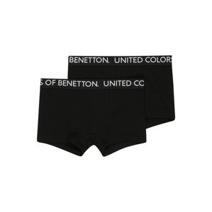 UNITED COLORS OF BENETTON Spodní prádlo  černá / bílá