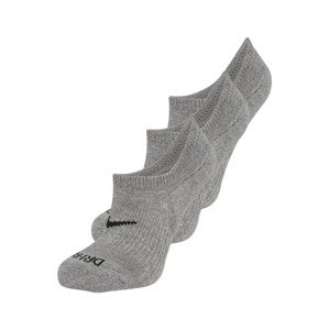 NIKE Sportovní ponožky šedý melír / černá
