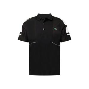 Lacoste Sport Funkční tričko  černá / bílá