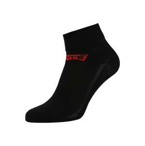 LEVI'S Ponožky  červená / černá