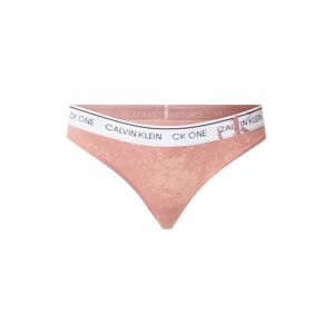 Calvin Klein Underwear Tanga  růžová / černá / bílá