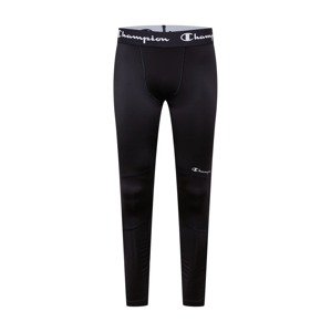 Champion Authentic Athletic Apparel Sportovní kalhoty  černá / bílá