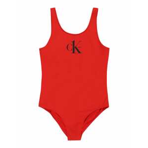 Calvin Klein Swimwear Plavky  červená / černá