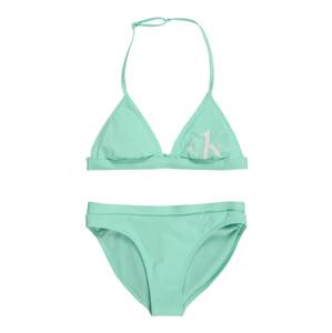 Calvin Klein Swimwear Bikiny  světle zelená / bílá
