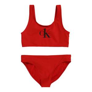 Calvin Klein Swimwear Bikiny  červená / černá