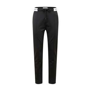 Calvin Klein Jeans Kalhoty  černá / bílá