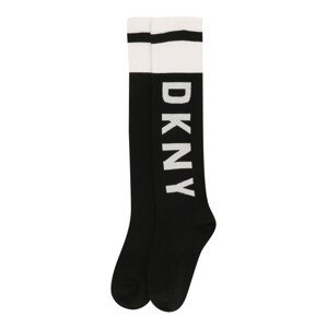 DKNY Ponožky  černá / přírodní bílá