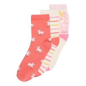 GAP Ponožky  žlutá / pink / světle růžová / bílá