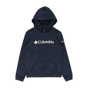 COLUMBIA Sportovní mikina námořnická modř / bílá