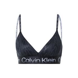 Calvin Klein Performance Sportovní podprsenka  tmavě šedá / černá / bílá