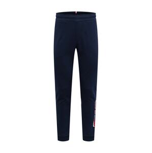 Tommy Sport Sportovní kalhoty  bílá / námořnická modř / světle červená