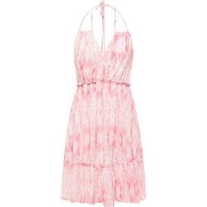 IZIA Letní šaty světle růžová / bílá
