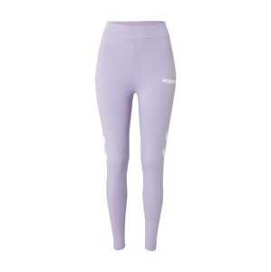 Hummel Funkční kalhoty  světle fialová / bílá