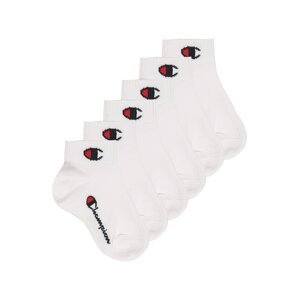 Champion Authentic Athletic Apparel Ponožky  červená / černá / bílá