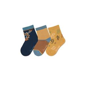 STERNTALER Ponožky  tmavě modrá / zlatě žlutá / kouřově modrá / bílá / zelená