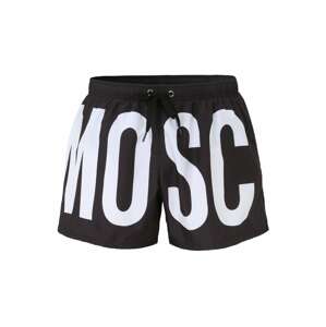 Moschino Underwear Plavecké šortky  černá / bílá