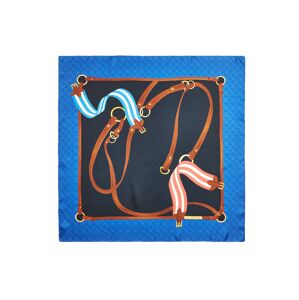 Lauren Ralph Lauren Šátek 'FAYE'  královská modrá / hnědá / mix barev