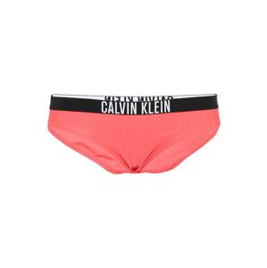 Calvin Klein Swimwear Plus Spodní díl plavek meruňková / černá / bílá