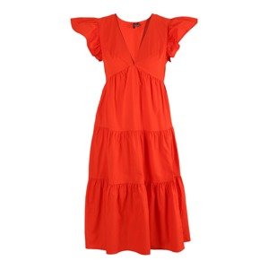Vero Moda Petite Šaty 'JARLOTTE'  oranžově červená