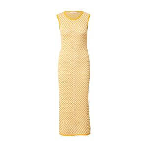 Guido Maria Kretschmer Collection Úpletové šaty 'Vianne'  žlutá / bílá