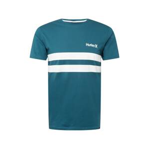 Hurley Funkční tričko 'OCEANCARE'  modrá / bílá
