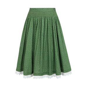 ALMSACH Krojová sukně  tmavě modrá / zelená / vínově červená