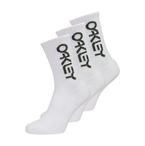 OAKLEY Sportovní ponožky šedá / khaki / olivová / bílá
