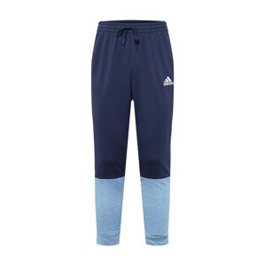 ADIDAS SPORTSWEAR Sportovní kalhoty  noční modrá / modrý melír / bílá