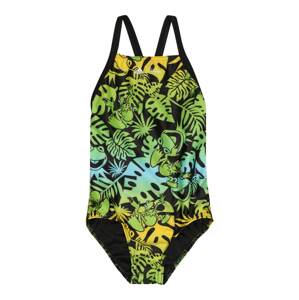 ADIDAS PERFORMANCE Sportovní plavky aqua modrá / limone / světle zelená / černá