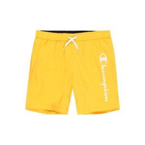 Champion Authentic Athletic Apparel Plavecké šortky  žlutá / bílá