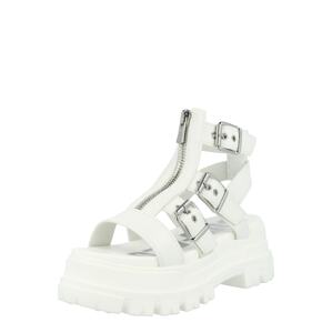 BUFFALO Páskové sandály bílá