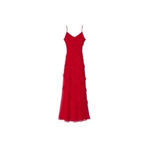 MANGO Společenské šaty 'Sur'  červená