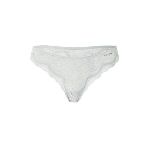 Calvin Klein Underwear Tanga šedý melír