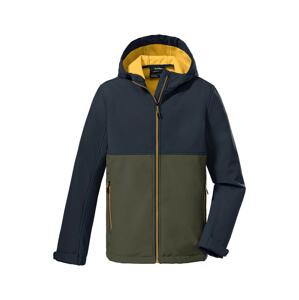KILLTEC Outdoorová bunda námořnická modř / žlutá / khaki