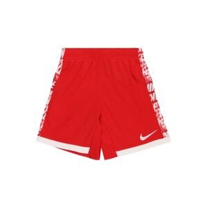 Nike Sportswear Funkční kalhoty 'TROPHY'  červená / bílá