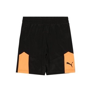 PUMA Sportovní kalhoty  černá / oranžová