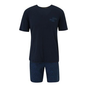 BOSS Black Pyžamo krátké 'Urban'  modrá / námořnická modř