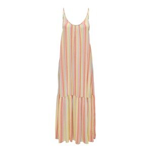 ONLY Letní šaty 'Kimmy' světlemodrá / světle žlutá / růžová / bílá