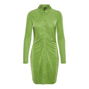 VERO MODA Košilové šaty 'SLINKY'  zelená